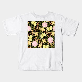 flower and butterfly Kids T-Shirt